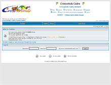 Tablet Screenshot of forums.crosswinds-cadre.net